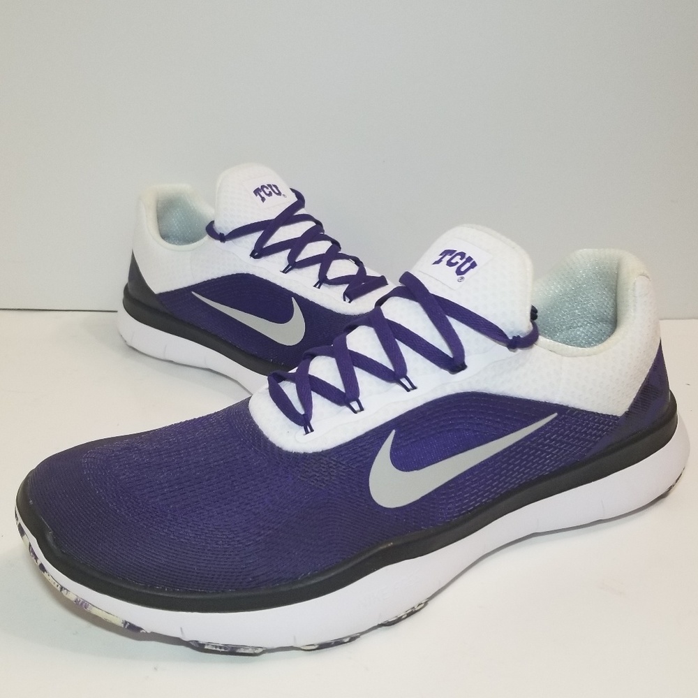 NIKE FREE TRAINER V7 ZERO TCU Size 14 Horned frogs - Picture 5 of 7